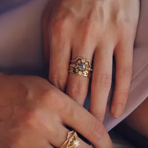 Narrow Written in the Stars Ring