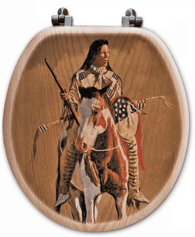 Native American Art Toilet Seat