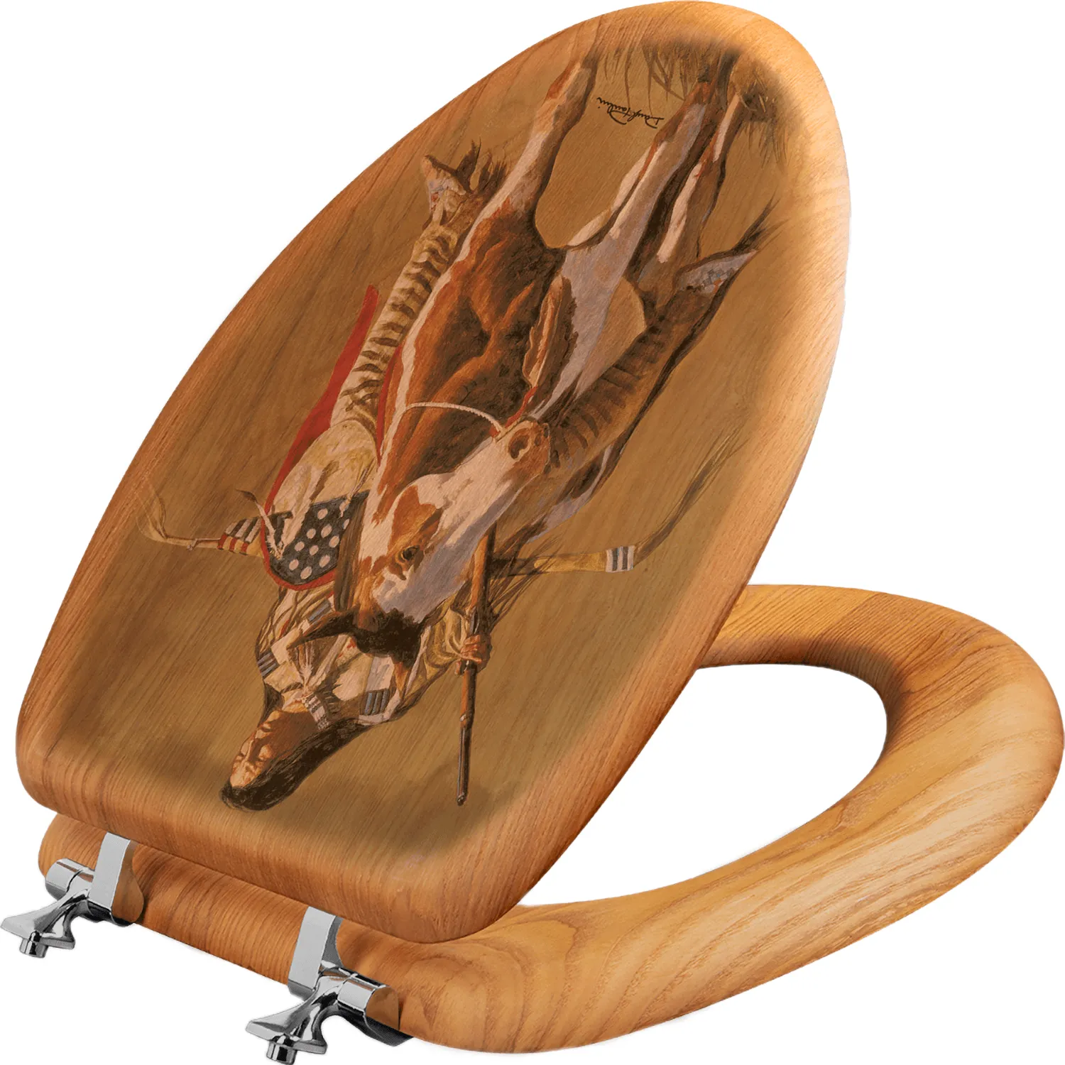 Native American Art Toilet Seat