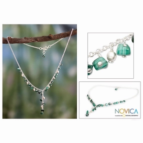 Natural Harmony Sterling Silver Necklace