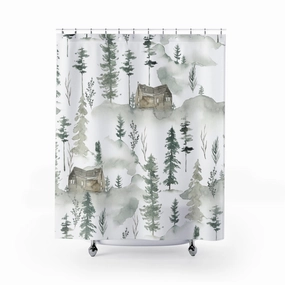 Nature Farmhouse Shower Curtain Lighting,Home Lighting