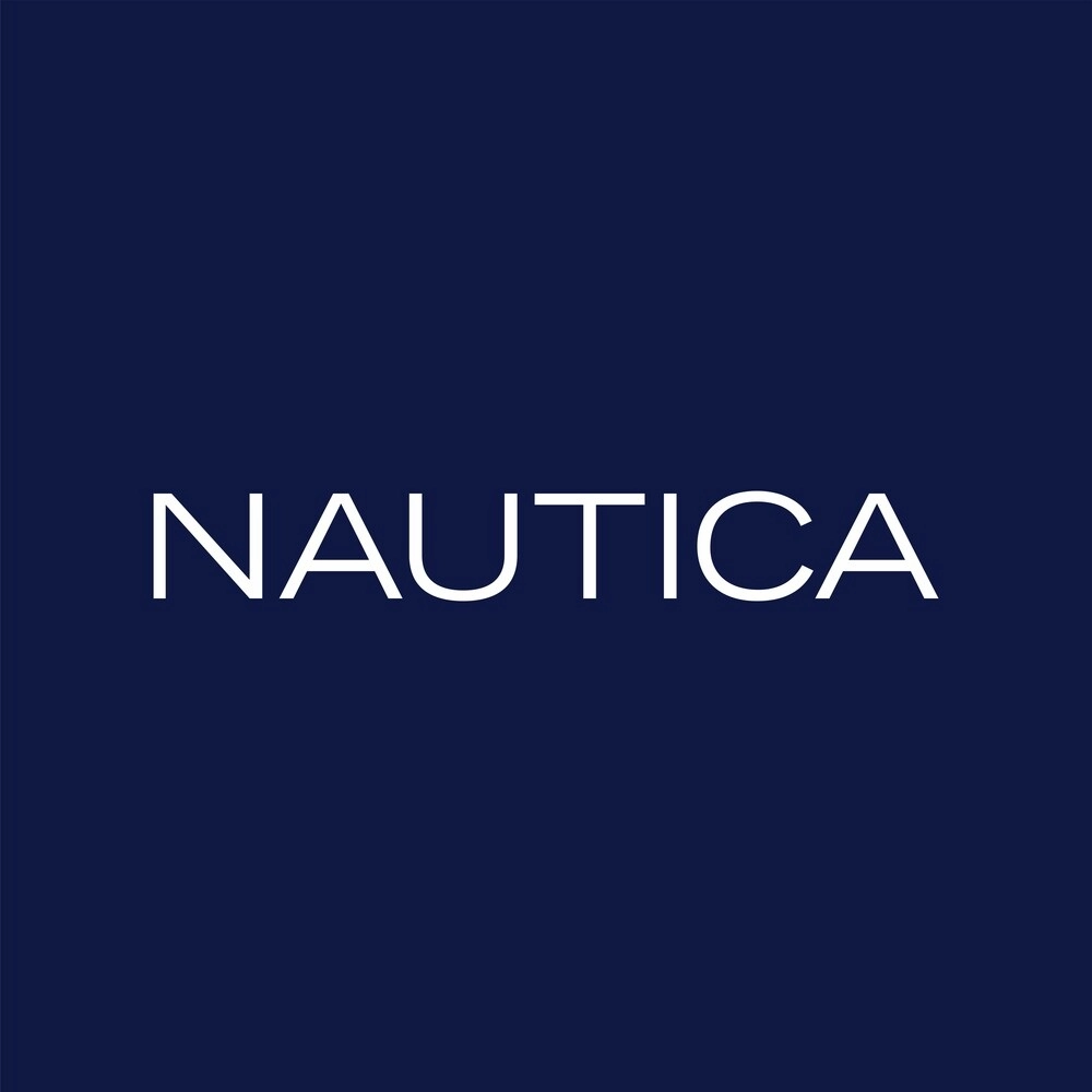 Nautica LUX-LOFT Down Alternative Novelty Print Gusset Pillow - White