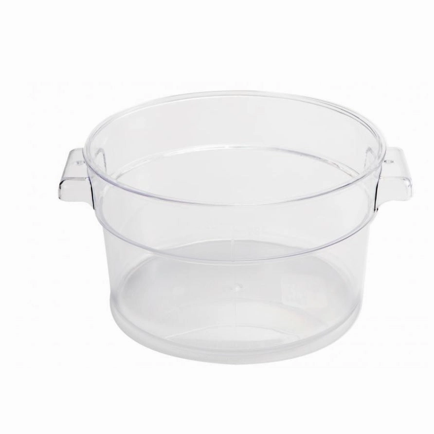 Nella 12 Qt Round Food Storage Container, Clear Figurines,Home Decor Statues