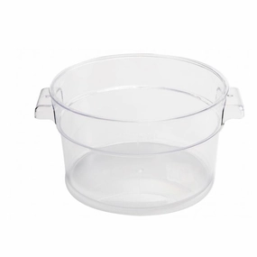 Nella 12 Qt Round Food Storage Container, Clear Figurines,Home Decor Statues