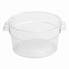 Nella 18 Qt Round Food Storage Container, Clear Figurines,Home Decor Statues