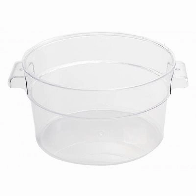 Nella 18 Qt Round Food Storage Container, Clear Figurines,Home Decor Statues