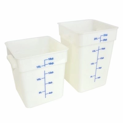 Nella 22 Qt Square Food Storage Container, Translucent