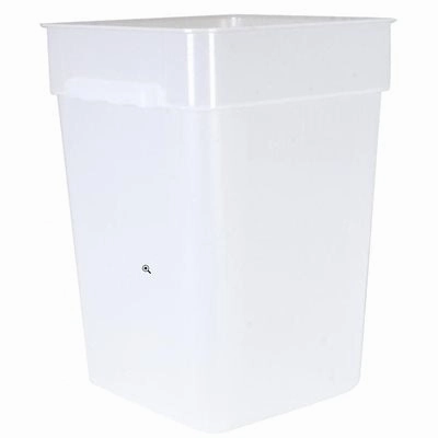 Nella 22 Qt Square Food Storage Container, Translucent Figurines,Home Decor Statues