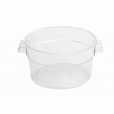 Nella 2 Qt Round Food Storage Container, Translucent Figurines,Home Decor Statues
