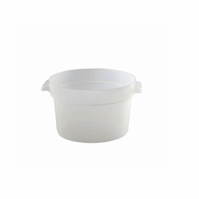 Nella 2 Qt Round Food Storage Container, White Figurines,Home Decor Statues