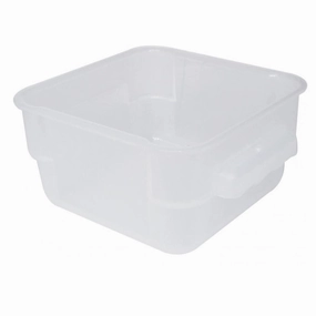 Nella 2 Qt Square Food Storage Container, Translucent Figurines,Home Decor Statues