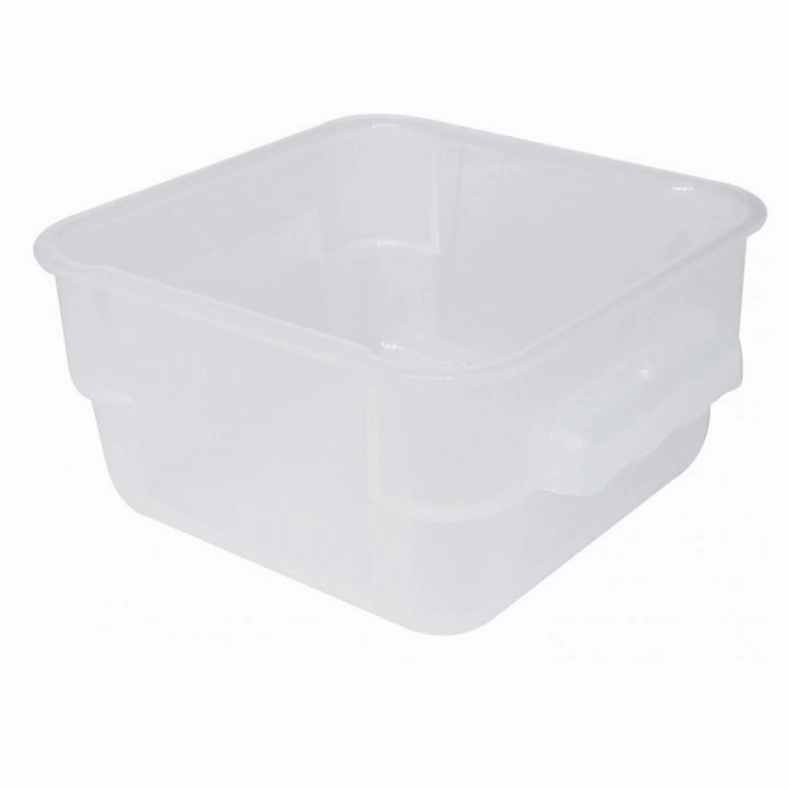 Nella 2 Qt Square Food Storage Container, Translucent Figurines,Home Decor Statues