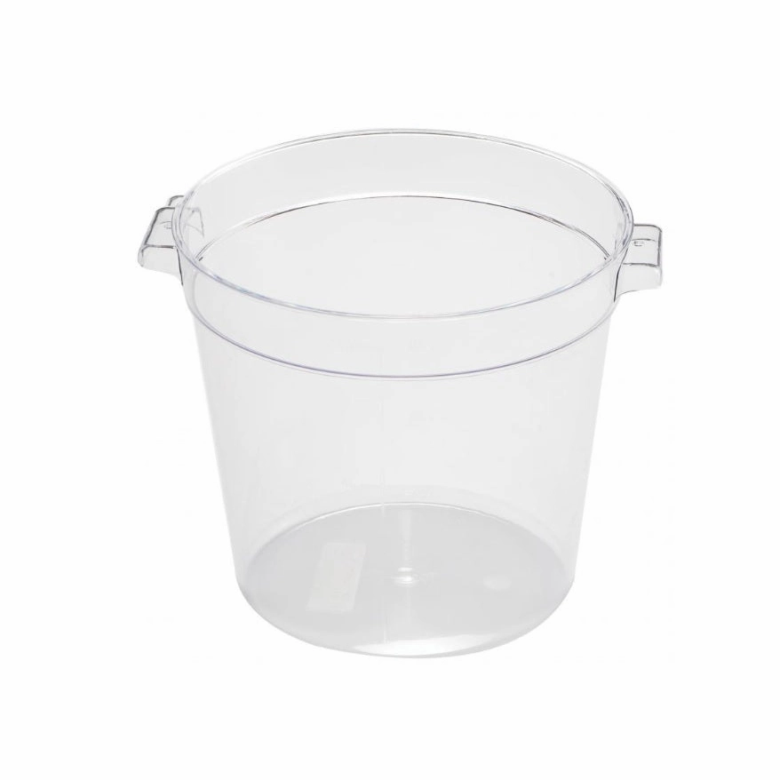 Nella 4 Qt Round Food Storage Container, Clear Figurines,Home Decor Statues