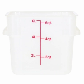 Nella 6 Qt Round Food Storage Container, Translucent Figurines,Home Decor Statues