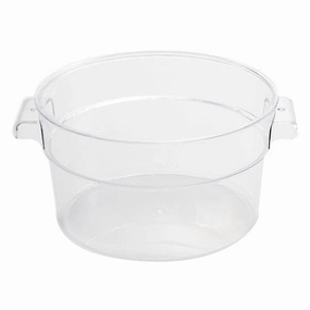 Nella 8 Qt Round Food Storage Container, Clear Figurines,Home Decor Statues