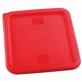 Nella Square Food Storage Cover for 6 & 8 Qt Containers, Red Figurines,Home Decor Statues