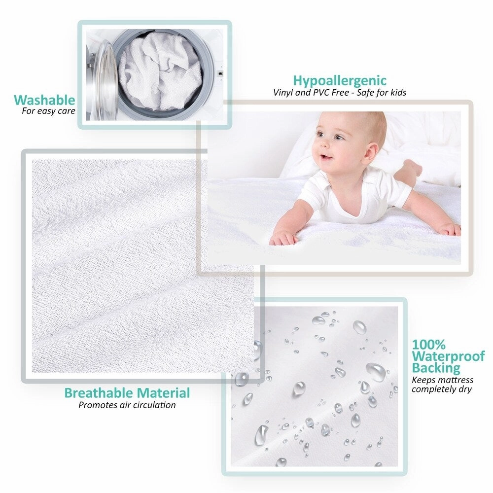 Nestl Hypoallergenic Waterproof Mattress Protector