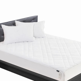 NexHome California King Size Quilted Fitted Mattress Pad Microfiber 100% Waterproof Mattress Protector Cover mattress pads,mattress topper,bed protection