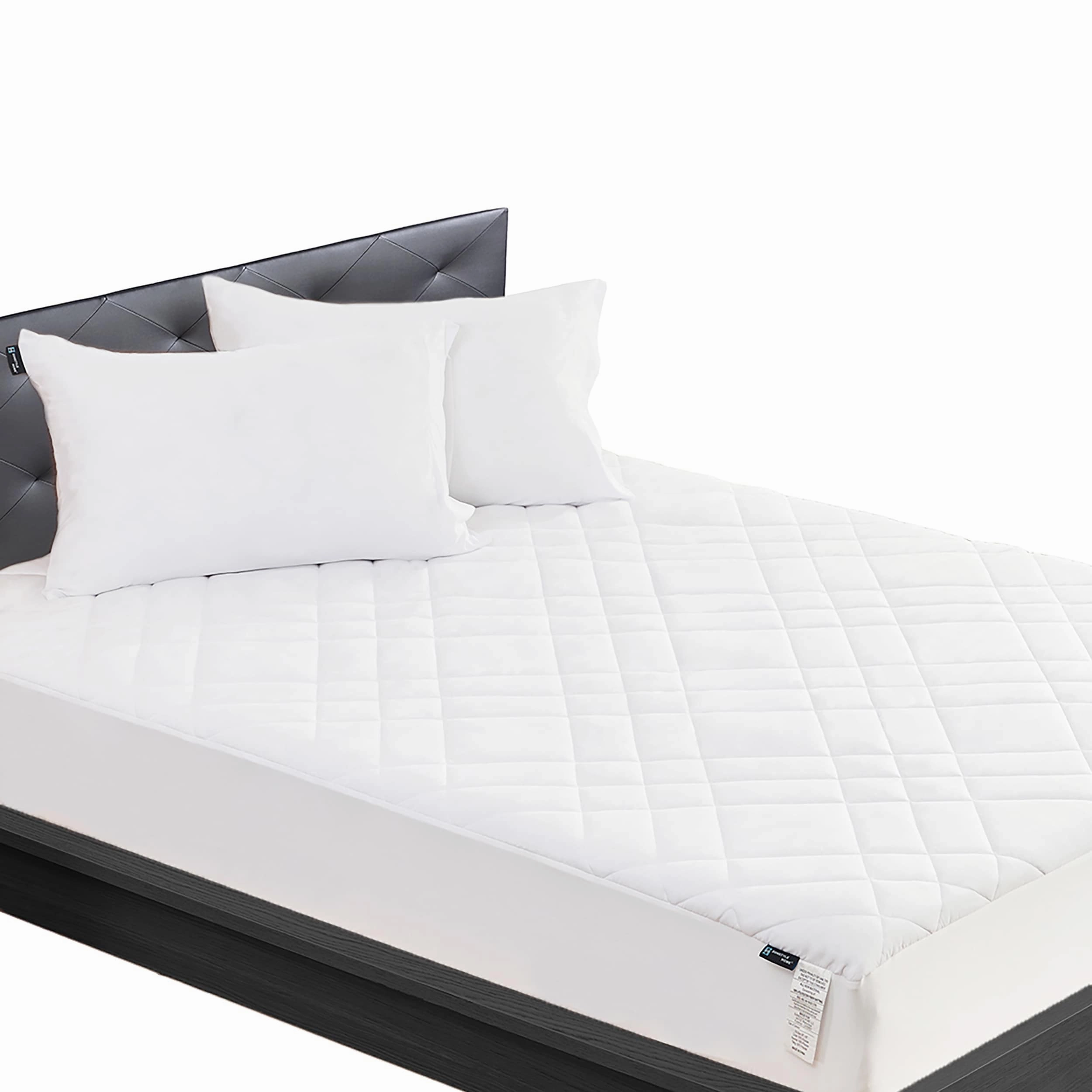 NexHome California King Size Quilted Fitted Mattress Pad Microfiber 100% Waterproof Mattress Protector Cover mattress pads,mattress topper,bed protection