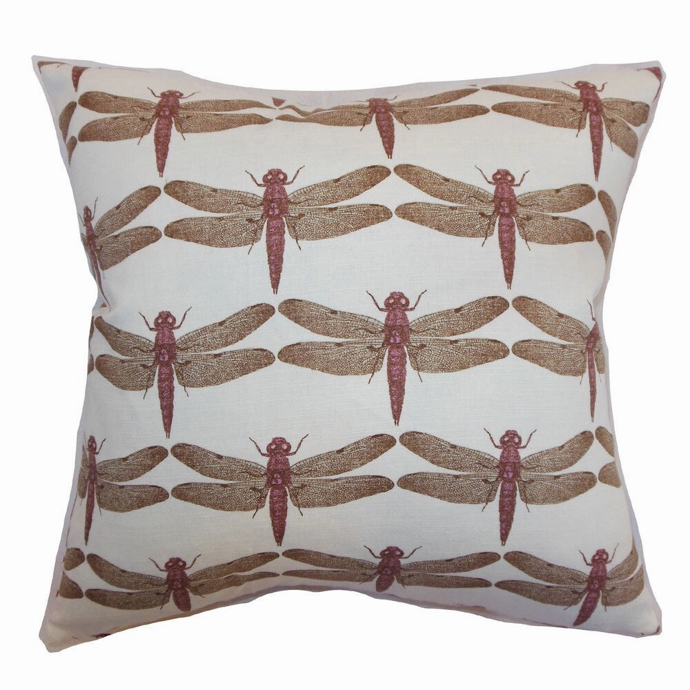 Nkan Dragonfly Euro Sham Lavender pillowcases,cotton pillow covers,bed linen