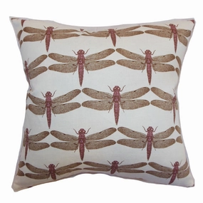 Nkan Dragonfly Euro Sham Lavender pillowcases,cotton pillow covers,bed linen