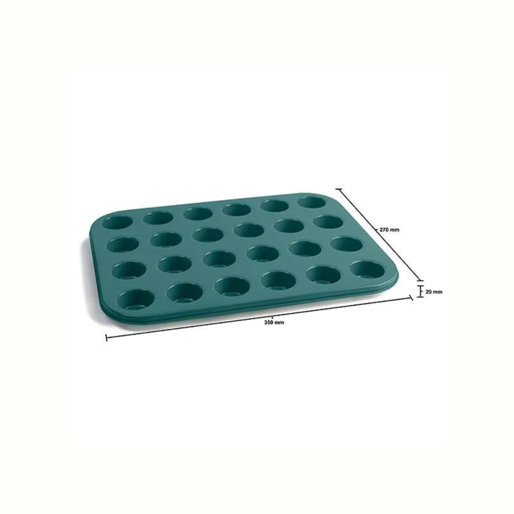 Non-Stick Muffin Tin 24 Holes, Atlantic Green, Jamie Oliver Kitchenware | The Homeware Outlet