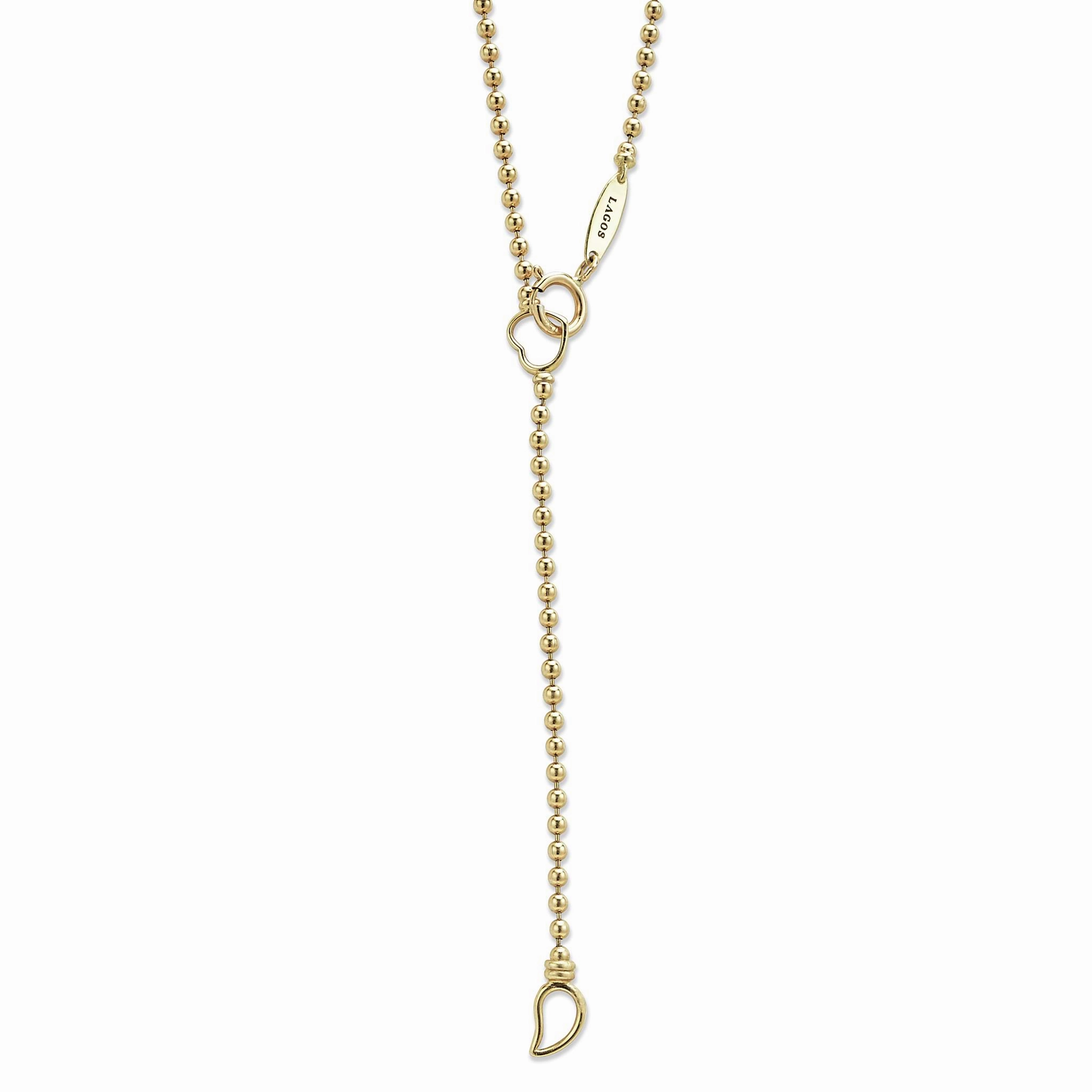 North Star 18K Gold Delicate Diamond Pendant Necklace