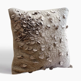 Nostalgia Home Petals European Square Gray Sham pillowcases,cotton pillow covers,bed linen