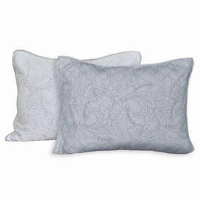 Nostalgia Home Valinda Grey Standard Sham pillowcases,cotton pillow covers,bed linen