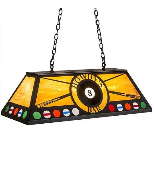 Oblong Pool Table Pendant Light patio chat set, outdoor furniture set