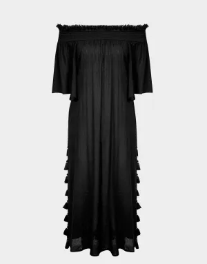 Off The Shoulder Dress - Black