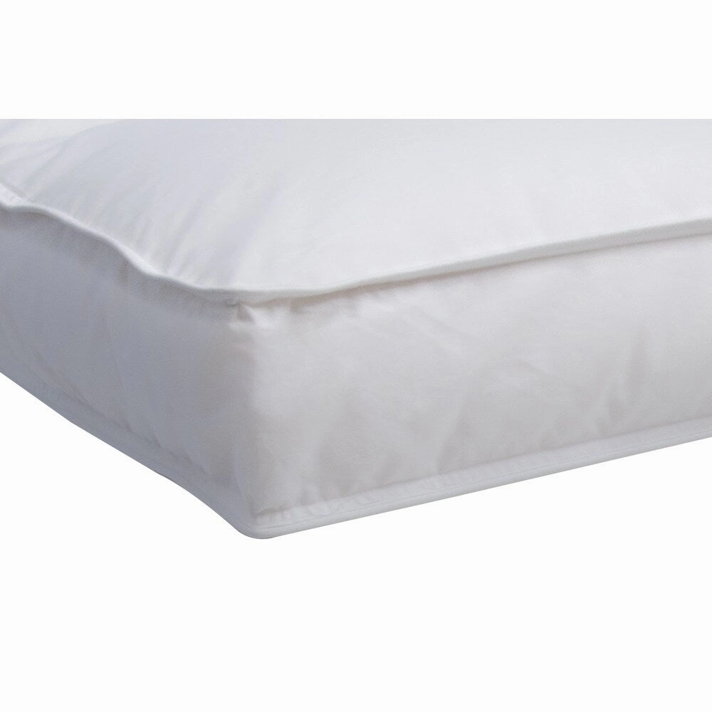 Ogallala Hypodown Mattress Enhancer 600-fill Down Featherbed - White