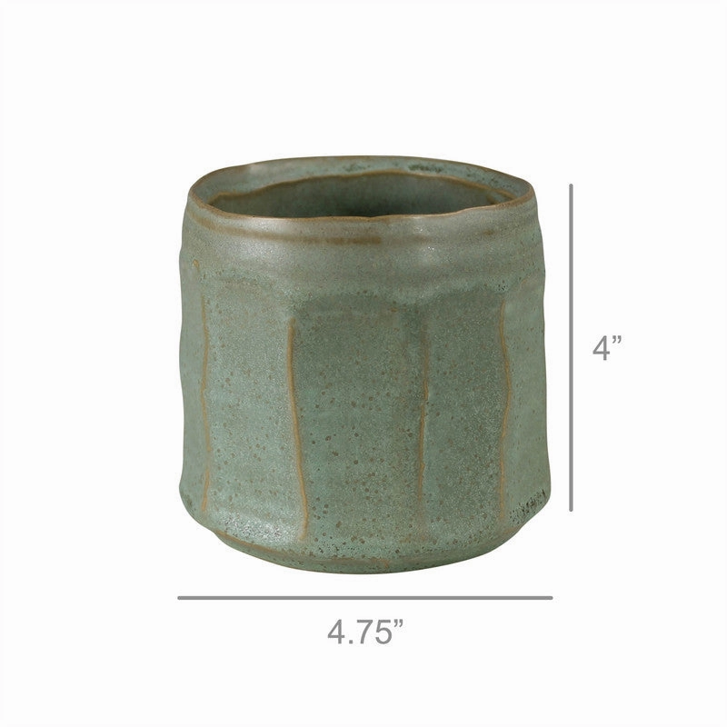 Olive Cachepot, Ceramic - Lrg