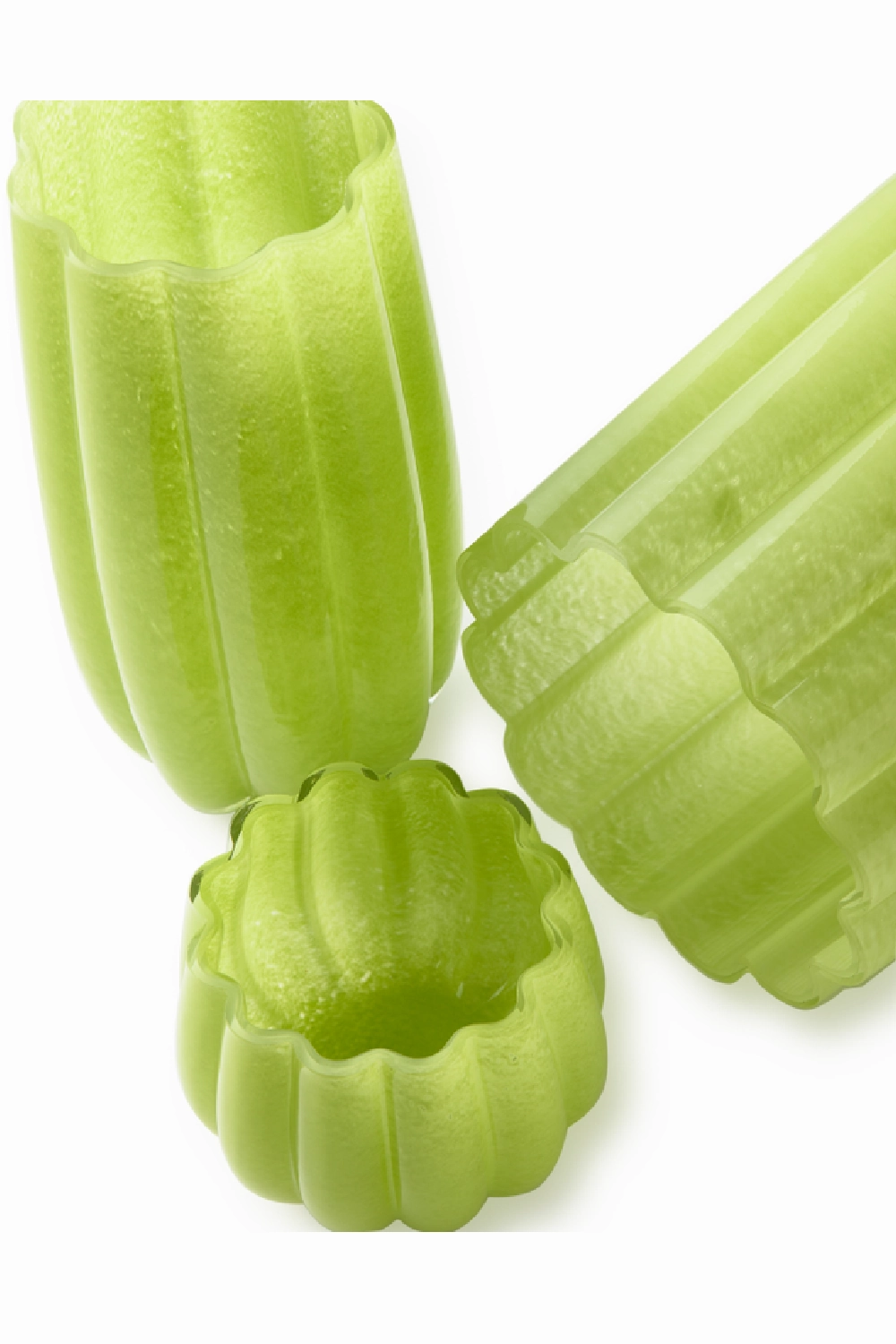 Olive Green Glass Vase M | Pols Potten Melon