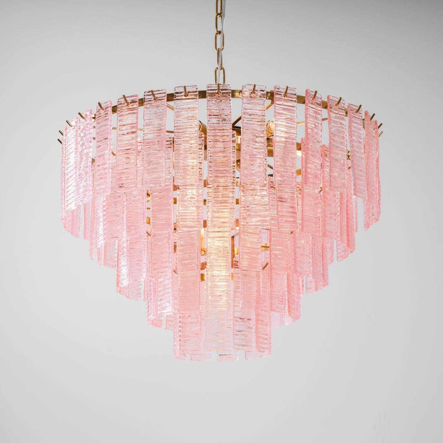 Opalora Pink Murano Chandelier