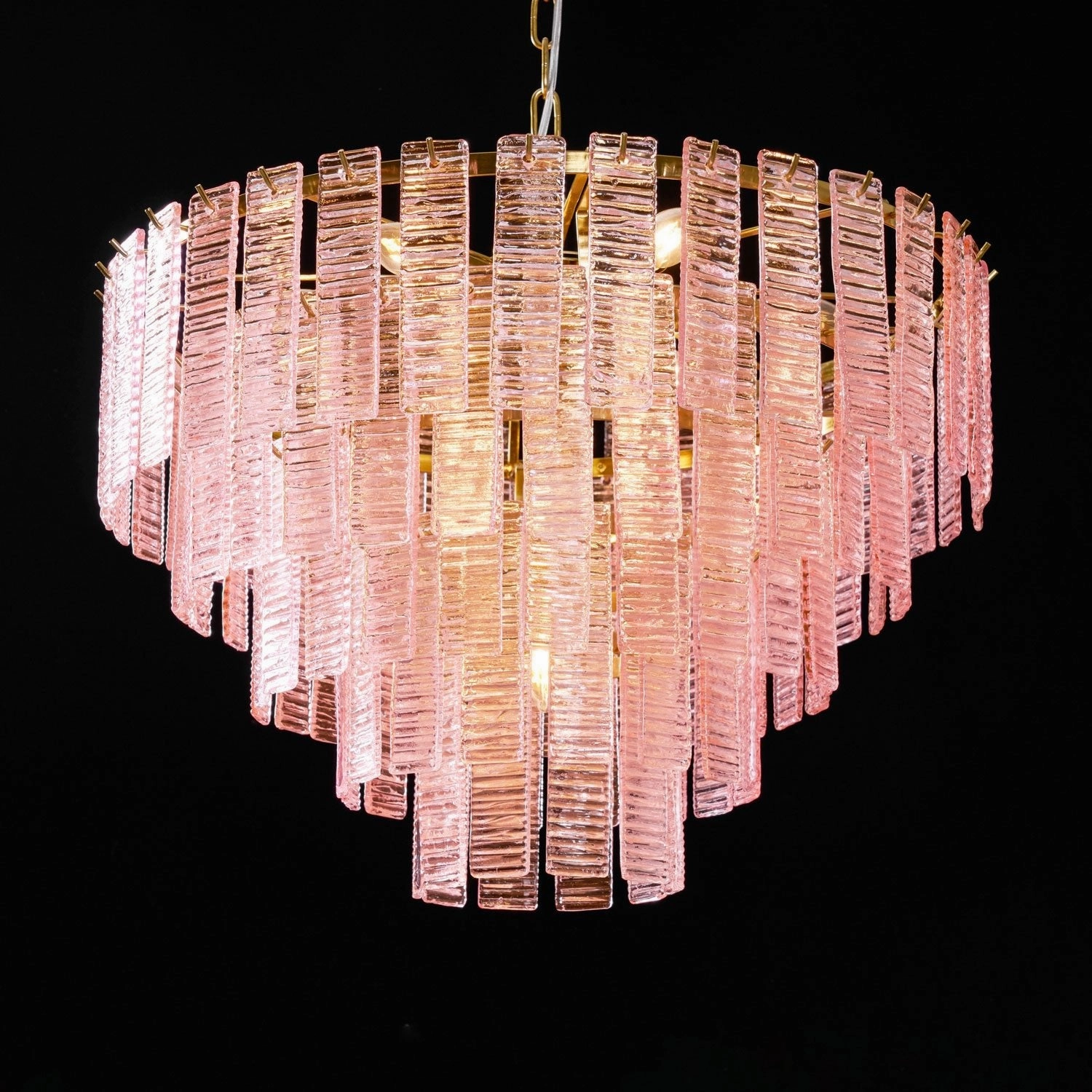 Opalora Pink Murano Chandelier