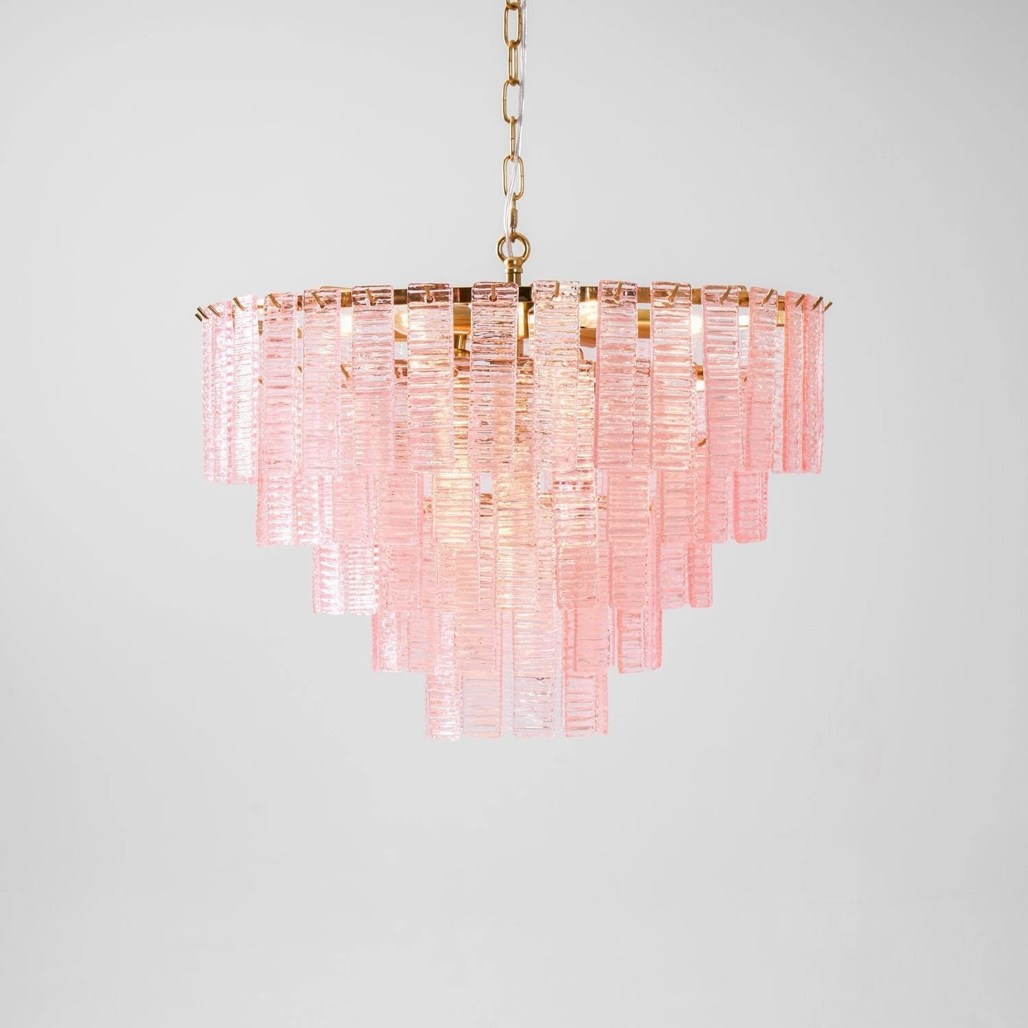 Opalora Pink Murano Chandelier