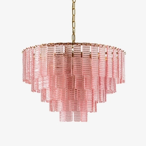 Opalora Pink Murano Chandelier chandelier,ceiling light,decorative lighting