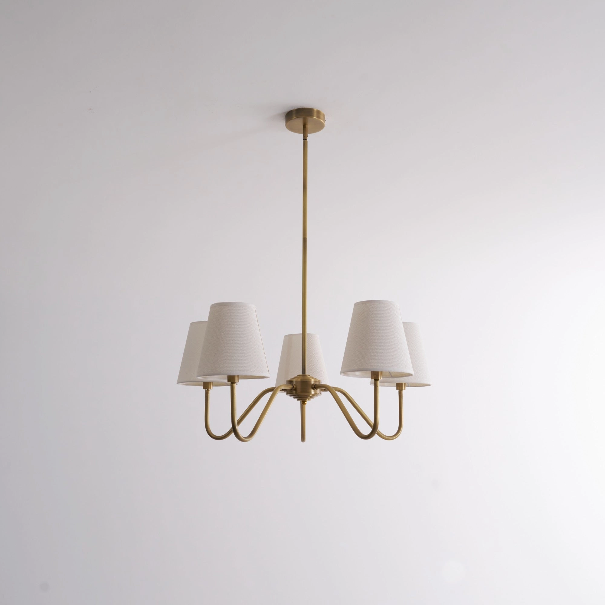 Opaluxe Brass Chandelier