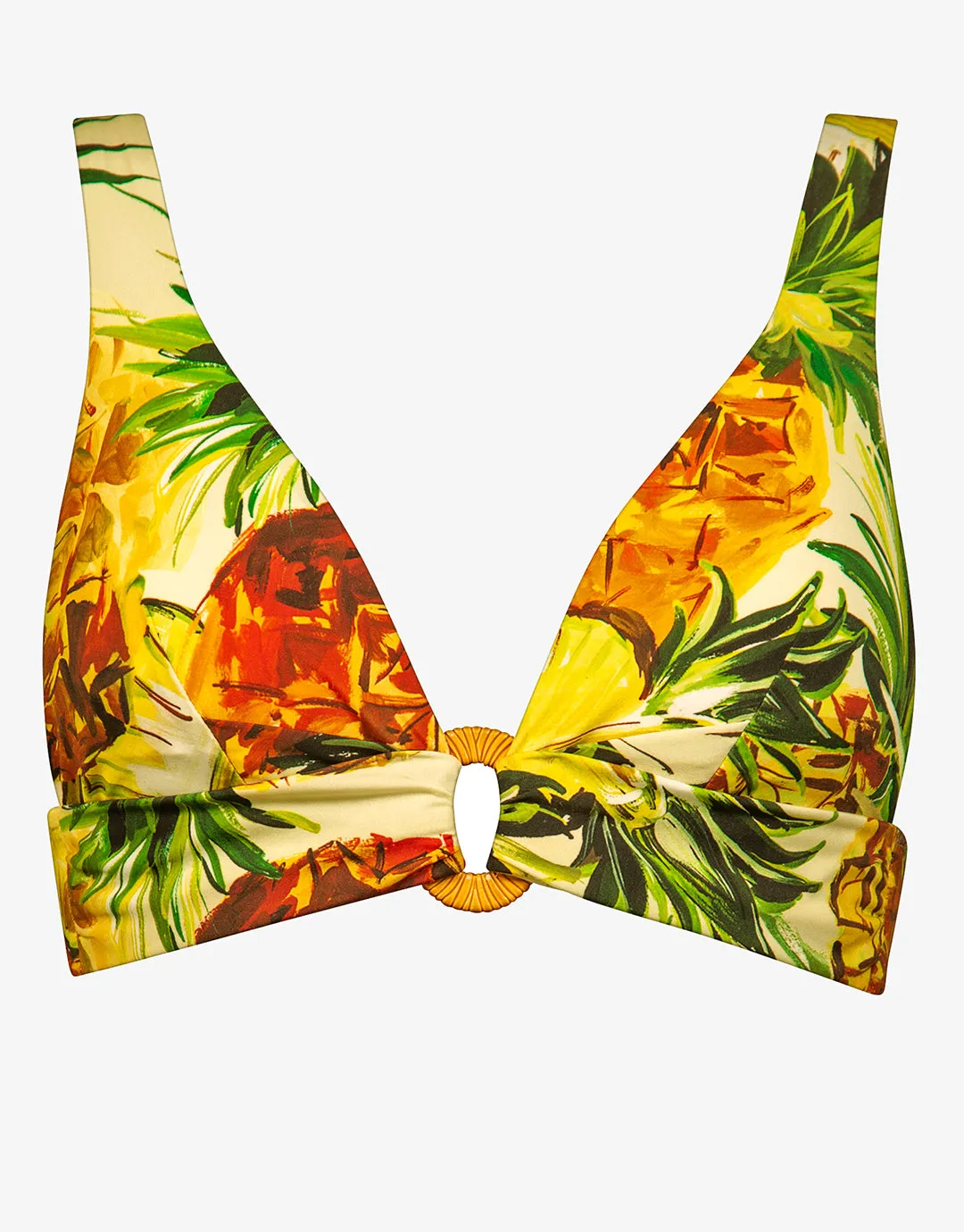 Optimist Banded Bikini Top - Pina Colada