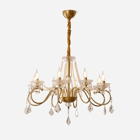 Opulent Pearl Crystal Chandelier chandelier,ceiling light,decorative lighting