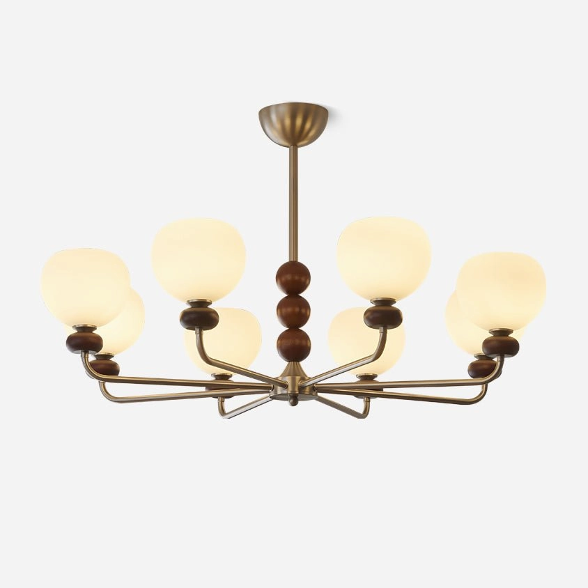 Orb Walnut Chandelier chandelier,ceiling light,decorative lighting