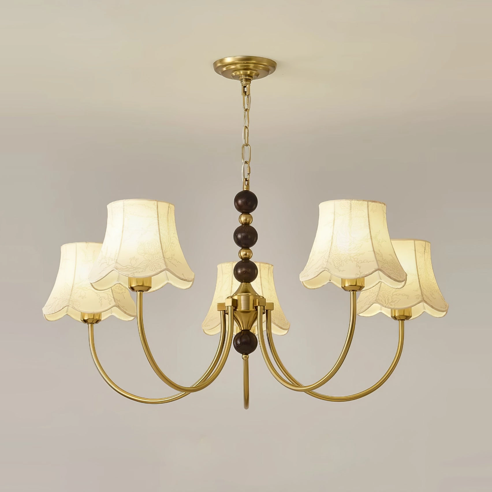 Orchid Fabric Chandelier