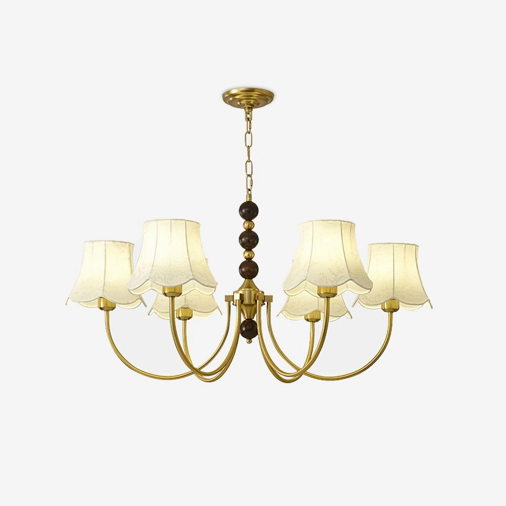 Orchid Fabric Chandelier