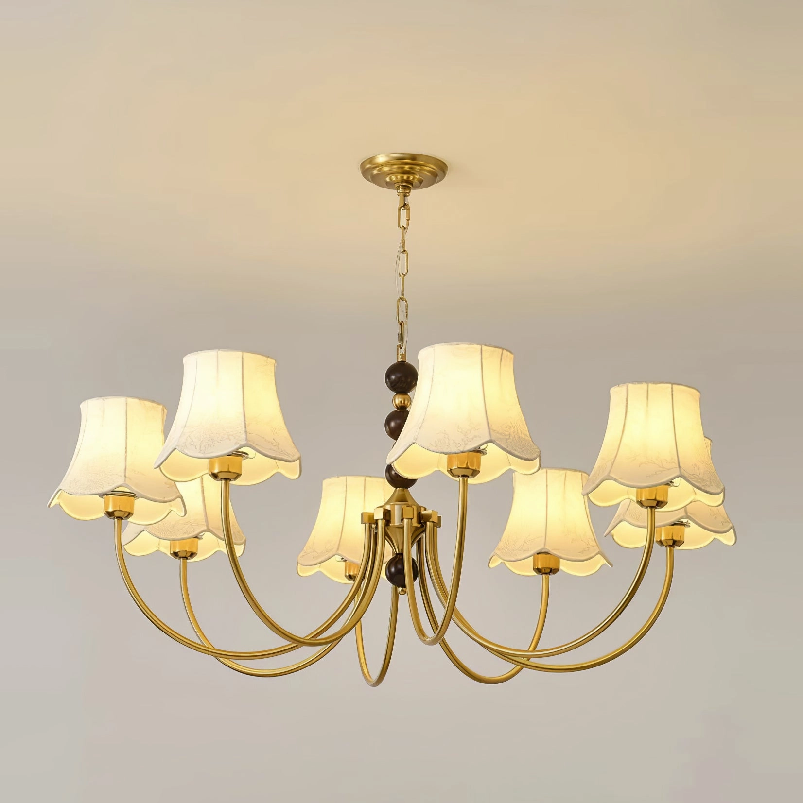 Orchid Fabric Chandelier