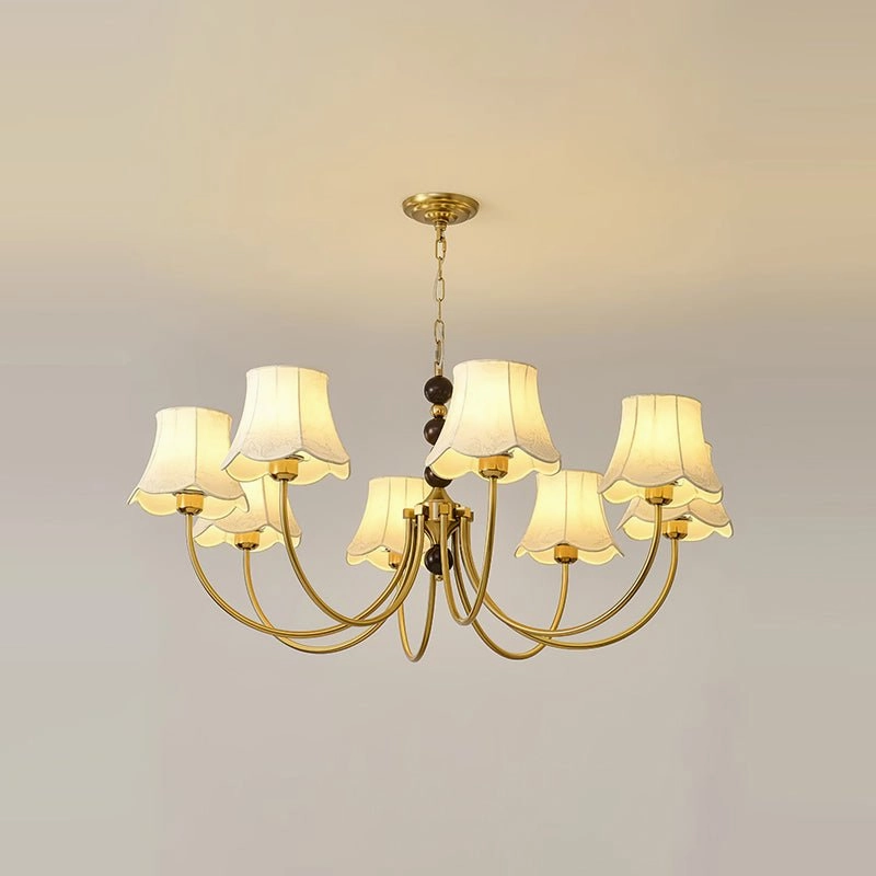 Orchid Fabric Chandelier
