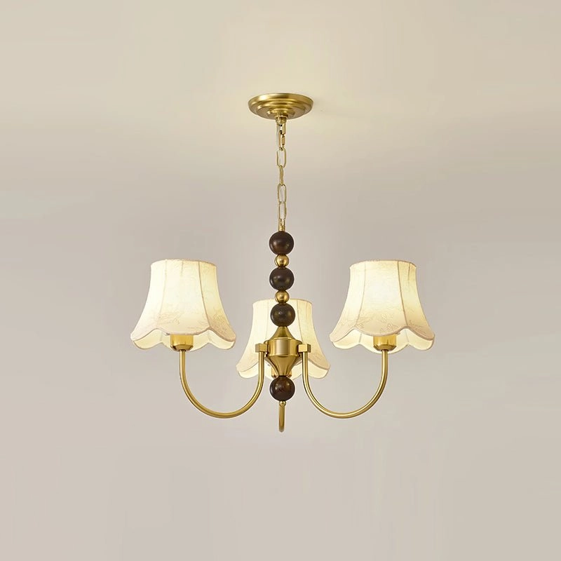 Orchid Fabric Chandelier