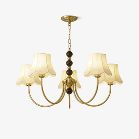 Orchid Fabric Chandelier chandelier,ceiling light,decorative lighting