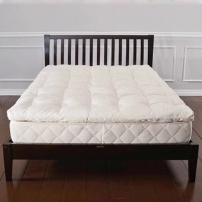 Organic Eco-Valley Wool 3-inch Full-size Mattress Topper mattress pads,mattress topper,bed protection