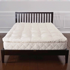 Organic Eco-Valley Wool 3-inch Queen-size Mattress Topper mattress pads,mattress topper,bed protection